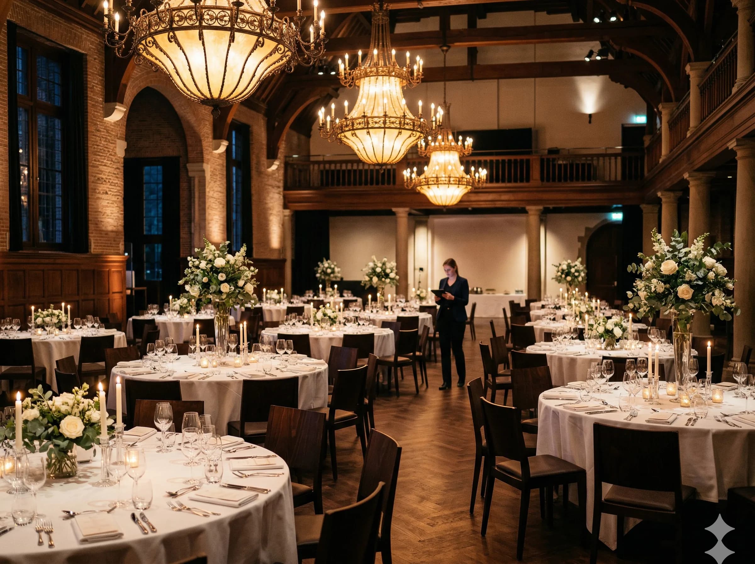 Eventlocatie met een ingerichte zaal, locatie- en zaalbeheer met Backemp