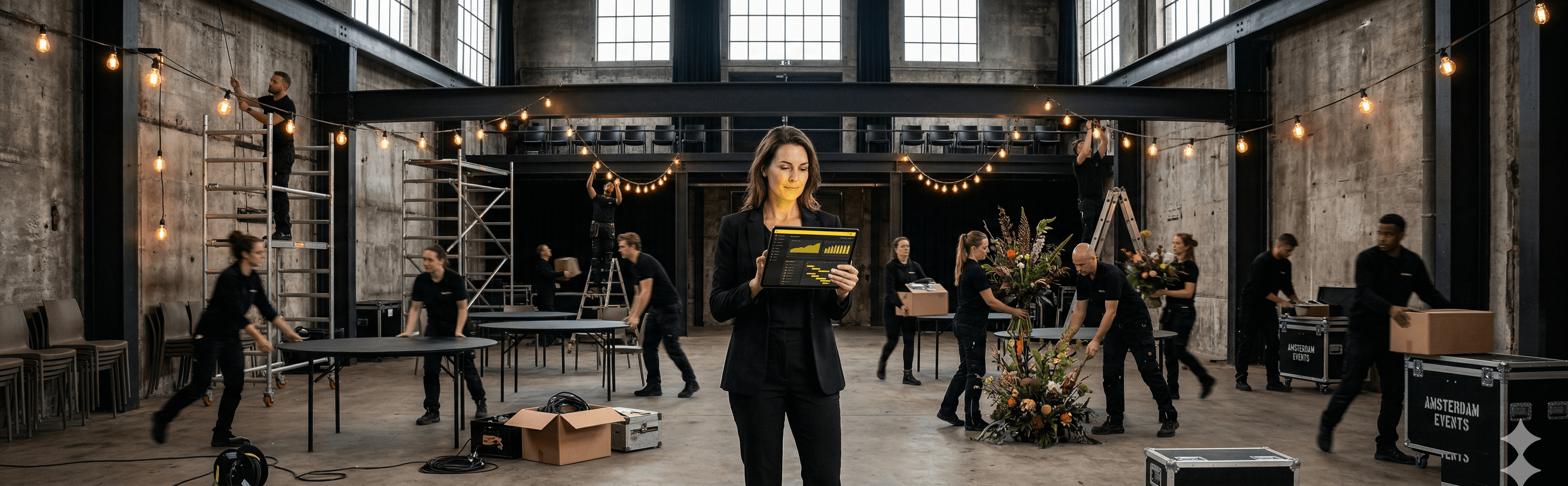 Backemp — personeelsplanning en transportautomatisering voor AV-bedrijven en eventlocaties