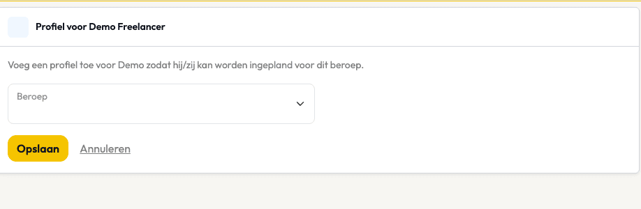 Nieuw profiel: het beroep van de medewerker kiezen