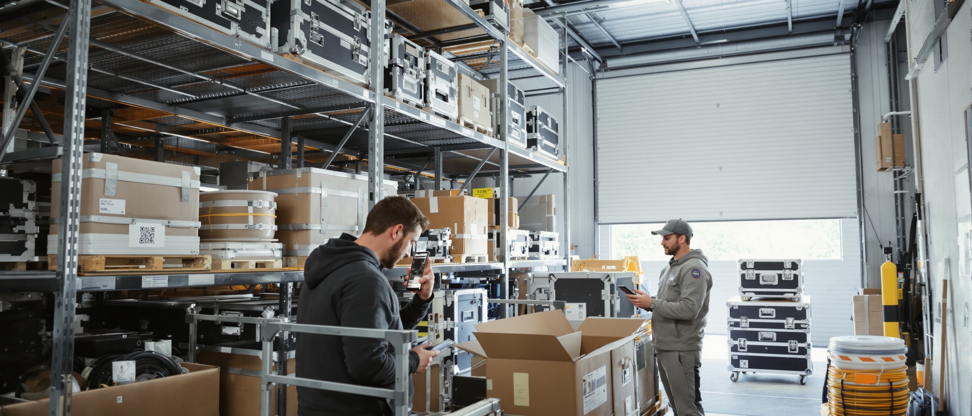 Digitale paklijst AV-materiaal: nooit meer iets vergeten bij laden